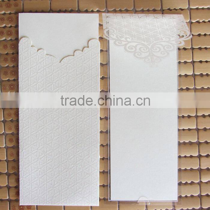 2014-2015 Graceful Bengali Transparent Wedding Invitation Card