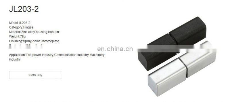 JL203-2 Powder Coated ZDC 120-degree Cabinet Door Hinge