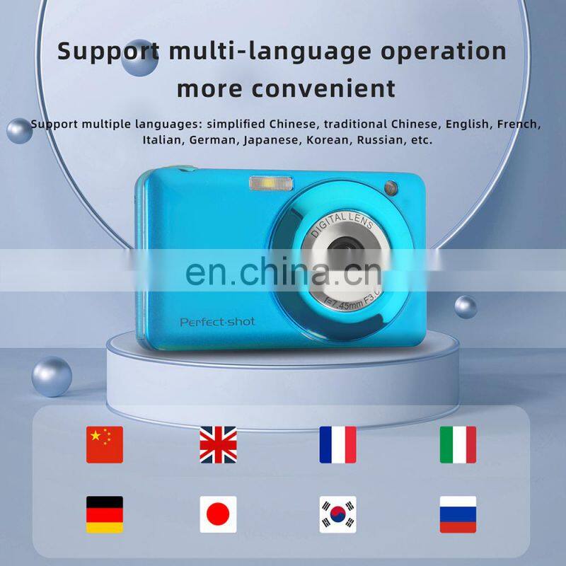 Amazon hot sale 2.7 inch LCD Screen 48.0 Mega cheap 1080P compact children digital camera photo for kids