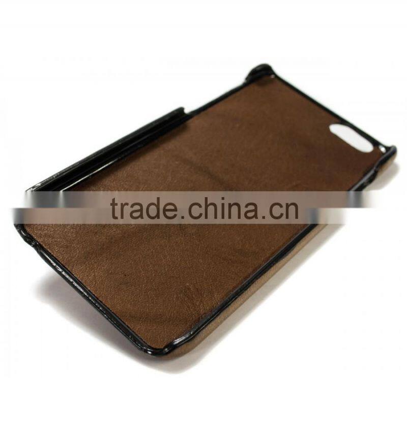 genuine cow leather mobile phone case phone holder with card slot for iphone 6/6s