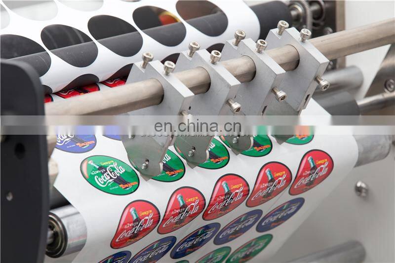 UD320 Automatic medicine Hangtag hang tag label Digital Die Cutting Machine, PAPER PP PE FILM roll sticker rotary die cutter