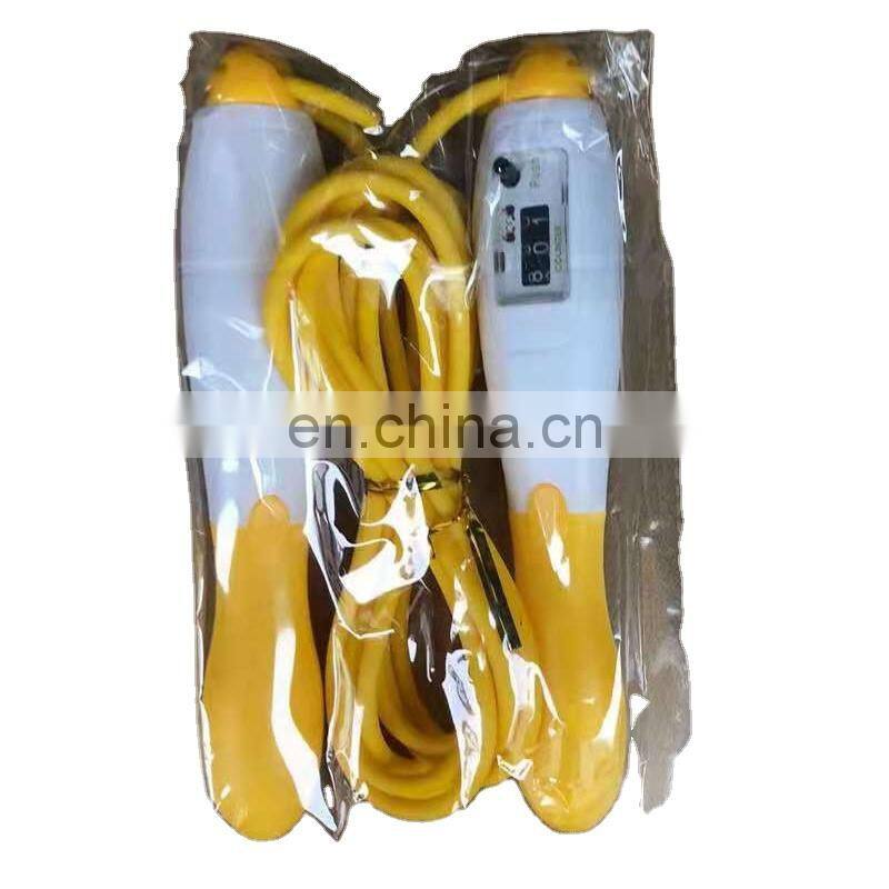 High Quality Fitness Workout Weighted Handle PVC Coated Steel Wire Adjustable Speed Skipping Rope Jump Rope