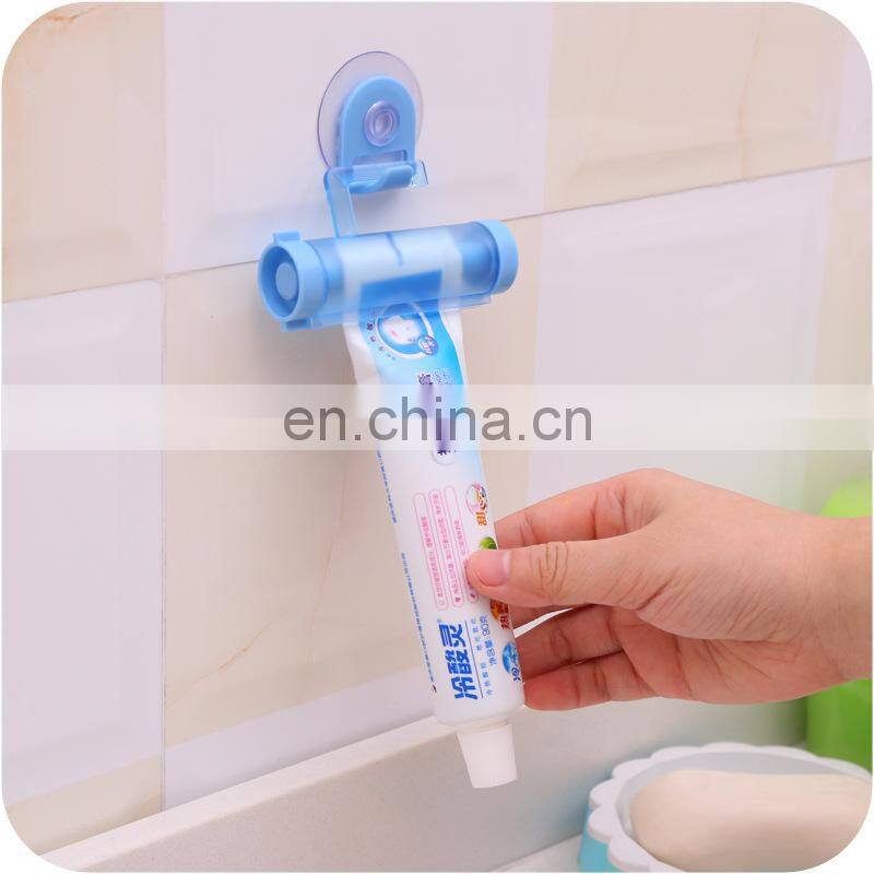 Manual Dispenser Rolling Squeezer Toothpaste Dispenser Tube Sucker Holder Bathroom Accessories