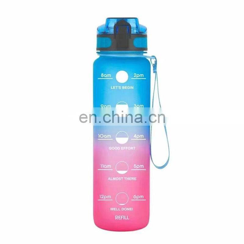 Promotional New Motivational Water Bottle with Time Marker