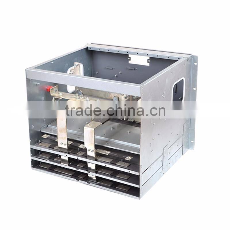 Custom brushed finish high quality low price stainless electronic Communications equipment chassis