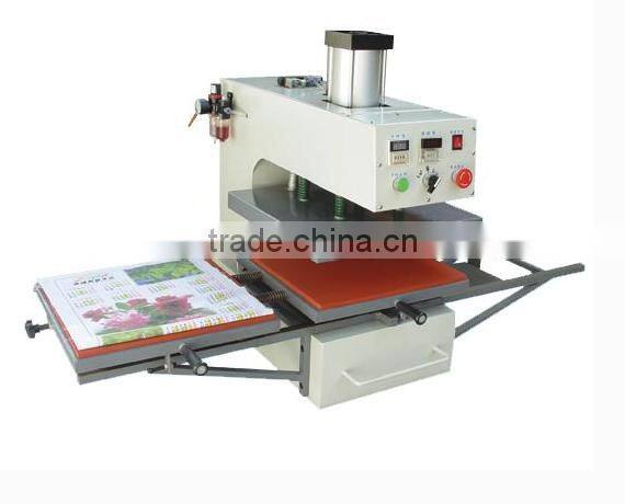 Pneumatic Double Location Silde Tyle T-Shirt Heat Press Transfer Machine with Size of 40*60