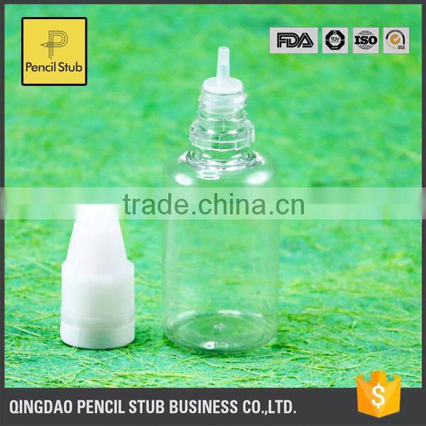 Wholesale pet bottle e liquid 30ml 50ml 20ml plastic e liquid bottle with childproof cap e-liquid bottle