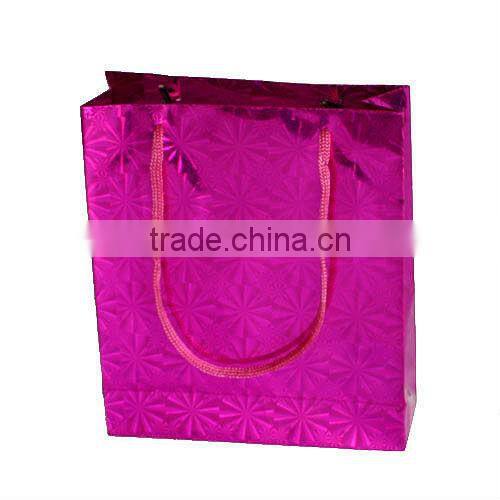 2013 Enjoy OPP Holographic Gift Bag Used For Hand Packing