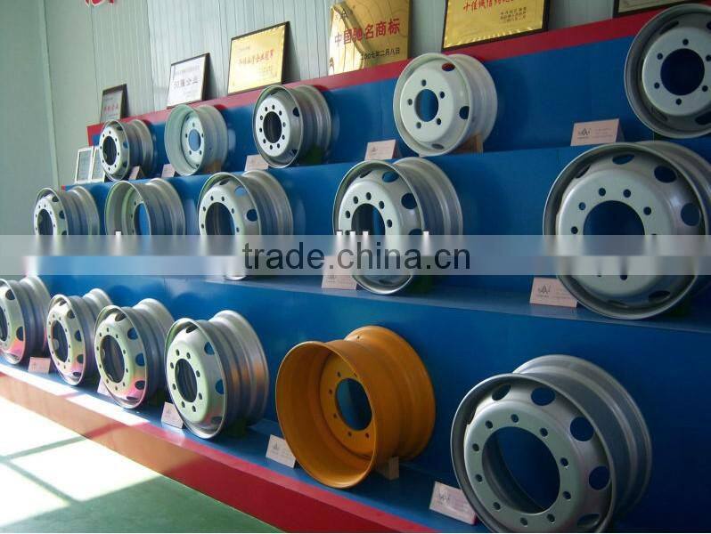 non-convergent wheel rim semi trailer/truck