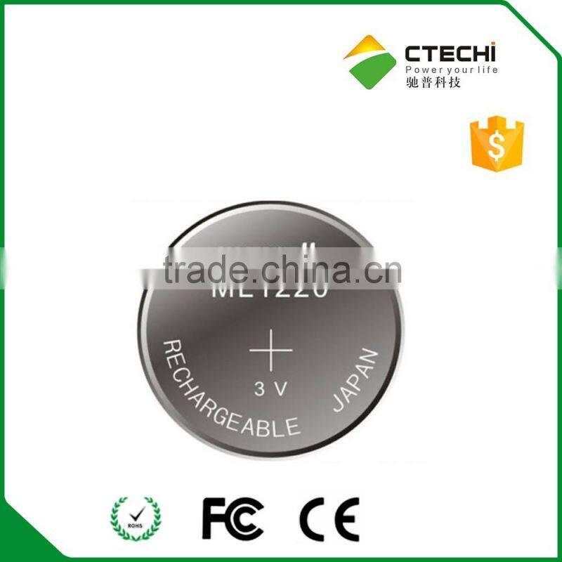 maxell ml1220 battery Coin cell with solder tabs 3V button battery