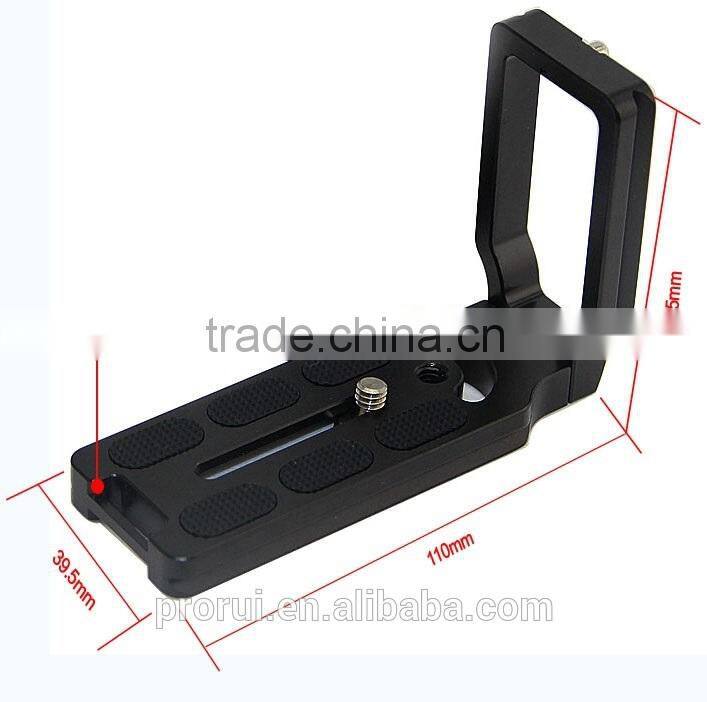 2016 Alibaba recommend Quick Release L Bracket Of Tripod For Camera ball bearing plate
