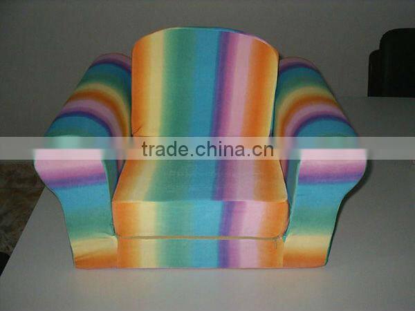 2013 Fashion New design Colorful leather floral mini kids sofa