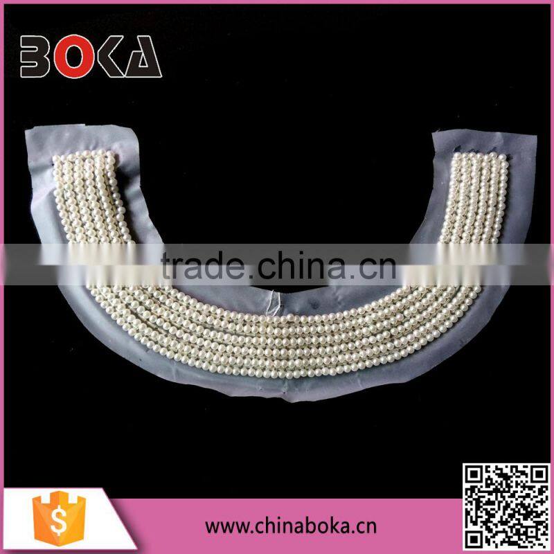 BOKA Bridal Pearls and Beads Neck Collar