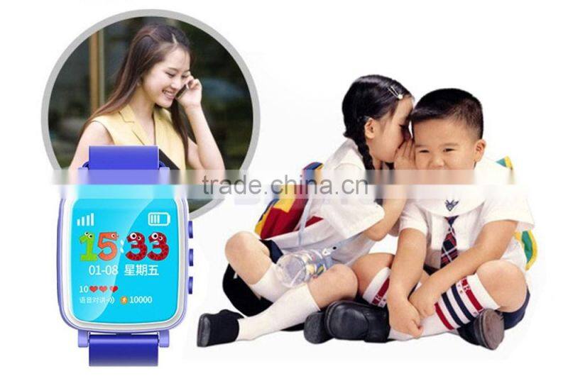 Colorful 1.44inch Screen Kids Phone Wrist Watch Mobile Phone GPS Child Locator Watch