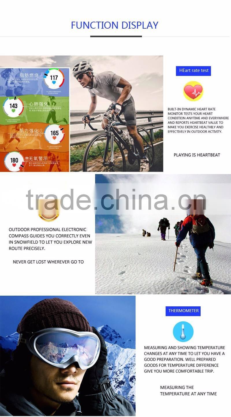 N10B smart watch outdoor sport watch With Heart Rate Monitor And Compass Waterproof watch For ios