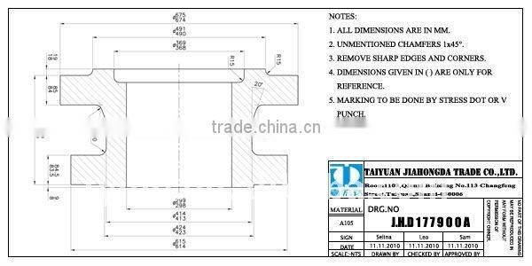 12"FB Body adapter Forging