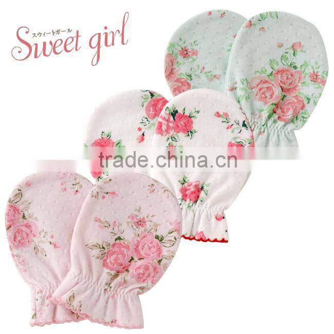 Japanese wholesale baby care product cotton accessory mitten for the newborn toddler clothing kids gloves wear infant clothes