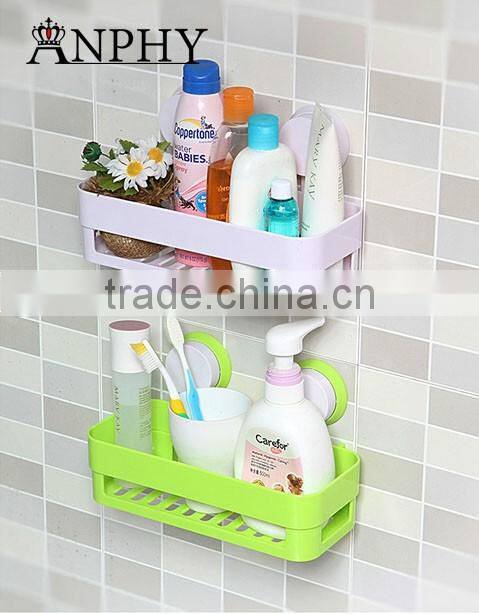 AN617 ANPHY Toilet Wall Mounted Coner Plastic Multifuction Storage cases shower shelf