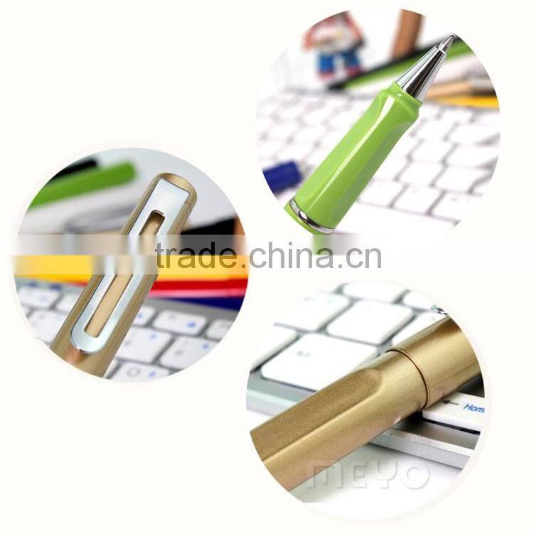 Memento gift set of wireless mouse and capped metal pen for promotion