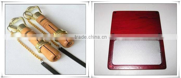 Brass billiard scoreboard for cue rack