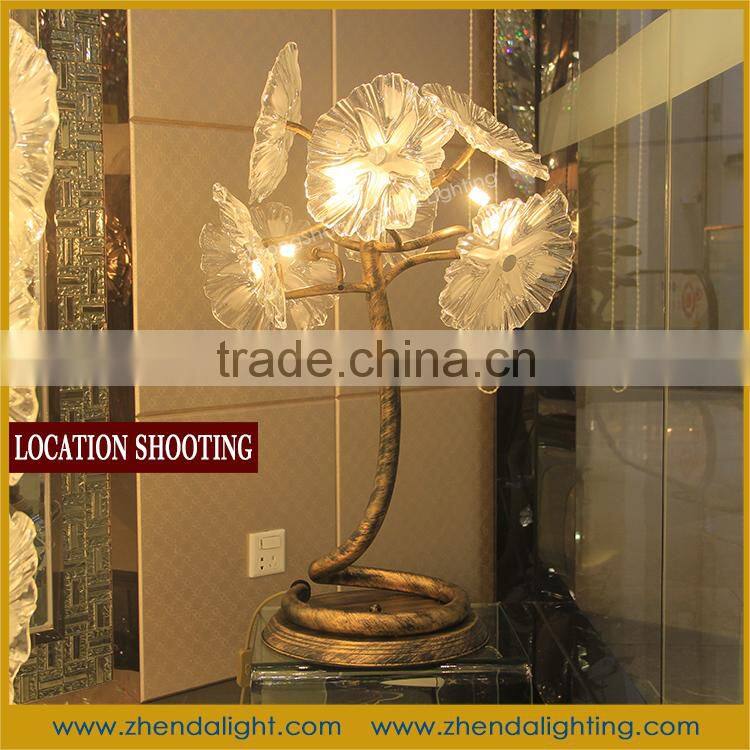 folower tree shape hand blown glass wall lamp with led wall sconce