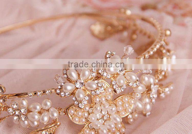 2015 Top Grade European Style Bridal Accessories Handmade Hairband