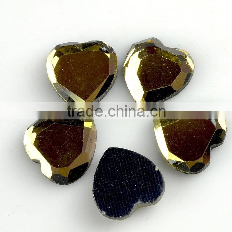 Top Quality horse eye shape hot fix stones, DMC jet hematite hotfix rhinestone with irregular shape