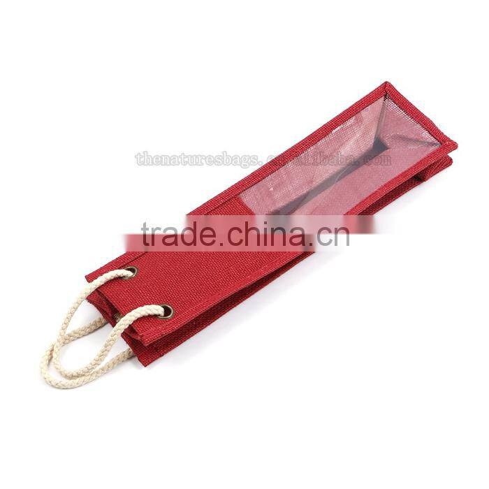 Super Quality Customize Embellished Packing Drawstring Wine Bag