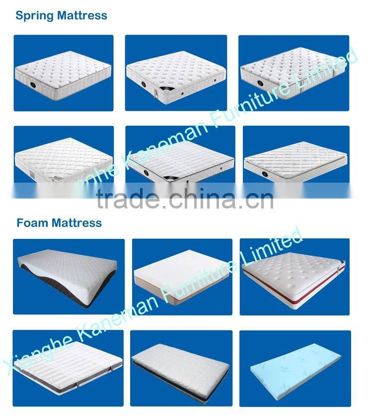 Hotel bedroom bedding funiture mattress and box spring 90*200cm