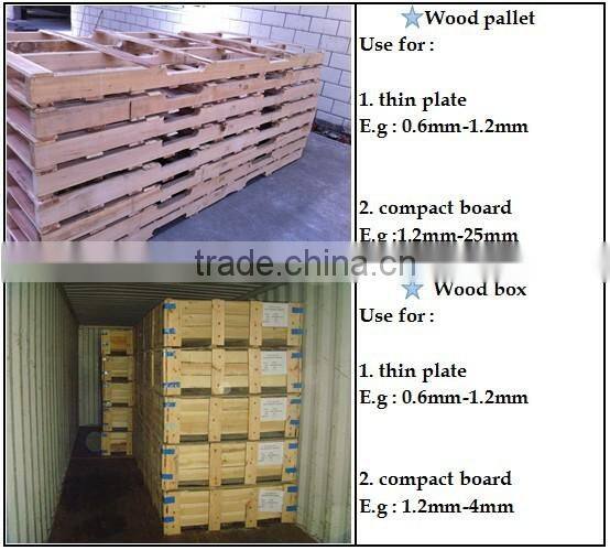 wood laminate / aluminum composite facing board