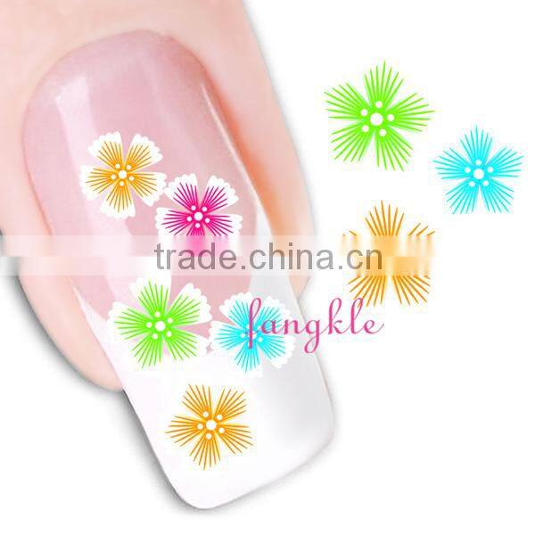 Hotselling water nail tips sticker