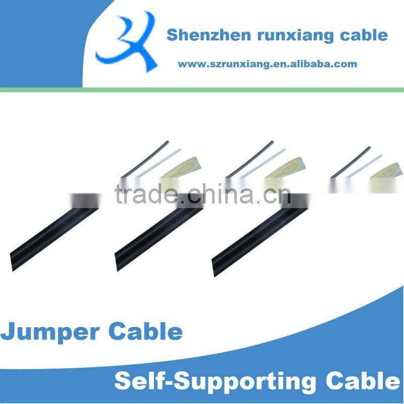 2014 high quality ftth self surporting patch cord KFRP jumper wire