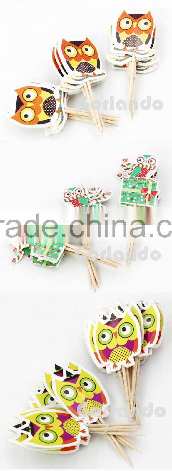 night owl custom toothpick flags