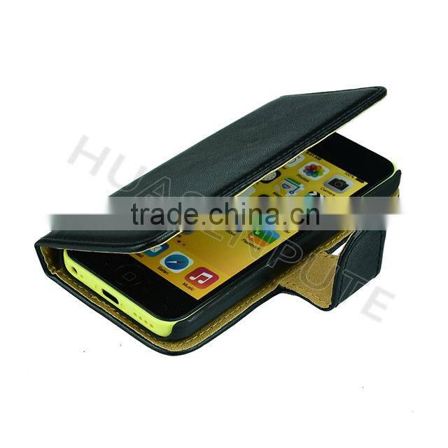 100 pattern Wallet Leather Case For iPhone5C, Newest Flip Leather Case For iPhone5C