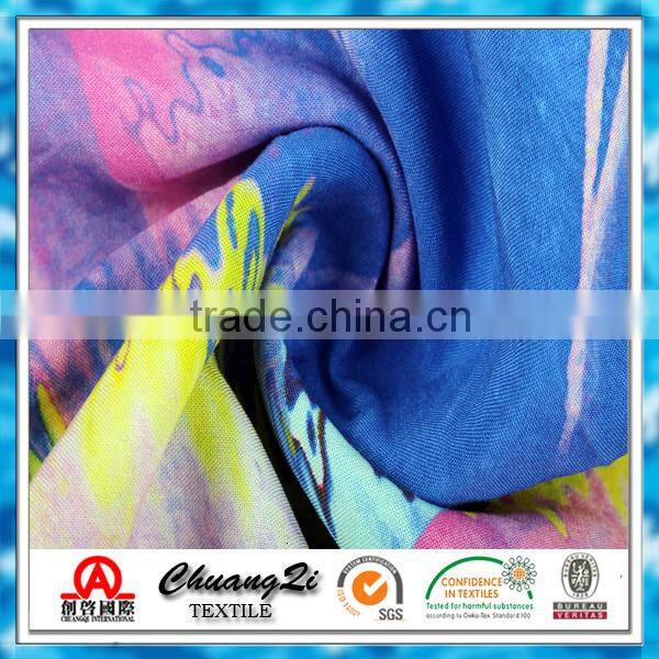 100% Woven Rayon Challis Fabric For Rayon Textile Fabric