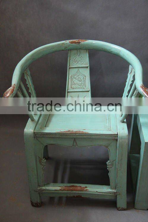 Chinese reproduction chair and tea table