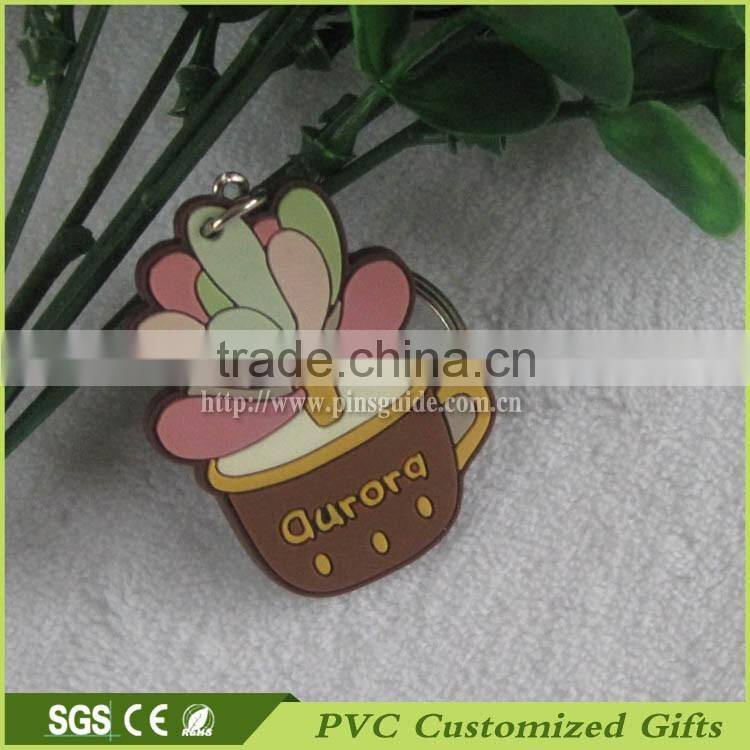 T-shirt shape wholesale high quality soft pvc keychain