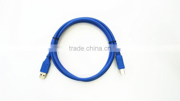 Good price blue color printer usb cable 3.0/male to male AM/BM