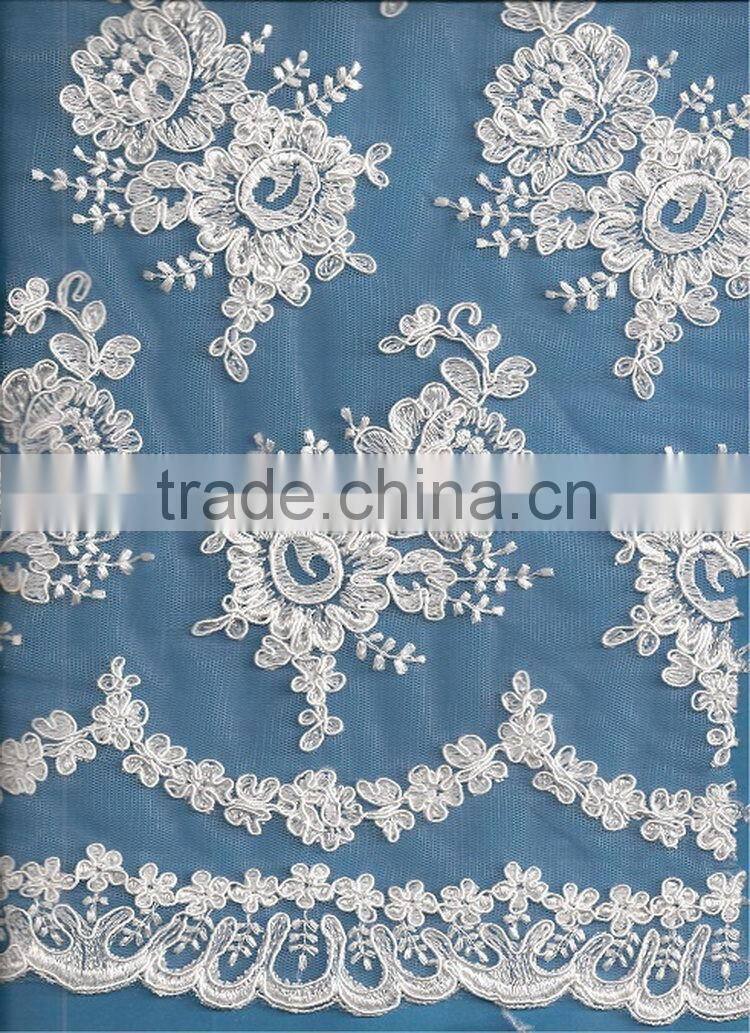 Designer hotsell corded bridal lace