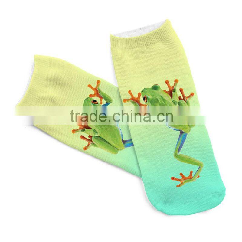 high quality 3d digital full print colorful cartoon cute boy tube socks