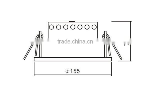 5W ceiling down light led Fixture Day Cool White Cabinet Light 90-260V