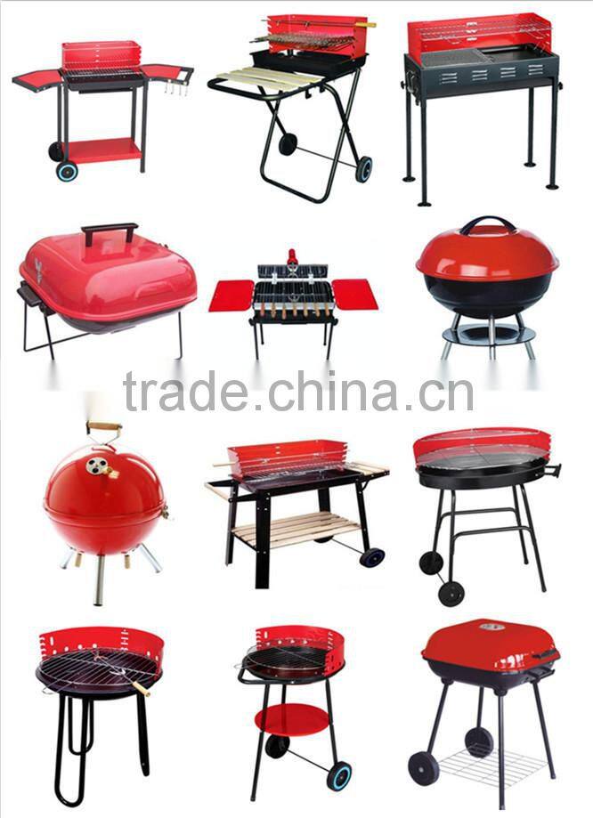 Outdoor classic folding portable barbecue grill charcoal bbq grill