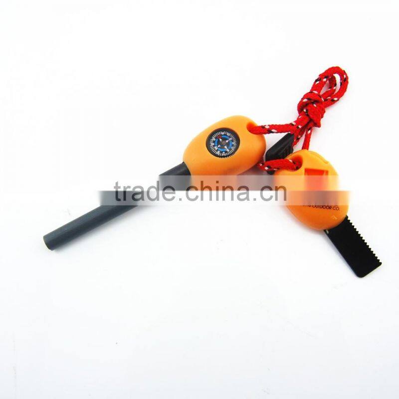 Large Emergency Magnesium Flint Fire Starter Rod Lighter Camping Survival