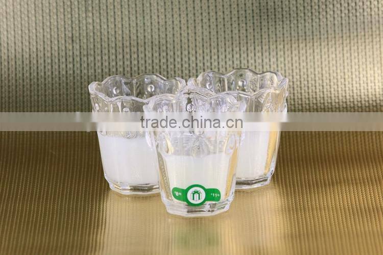 Scented Soy Candles in Crystal Container with Lid