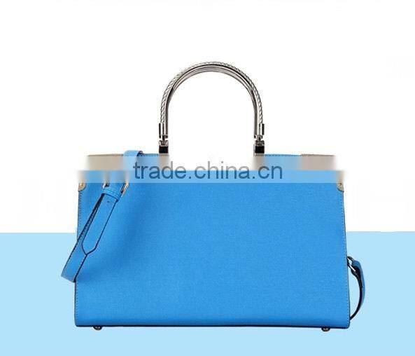 fresh colourful PU tote handbag for women