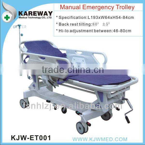 LOOK,CE ISO!Hot sale Manual hospital emergency patient bed