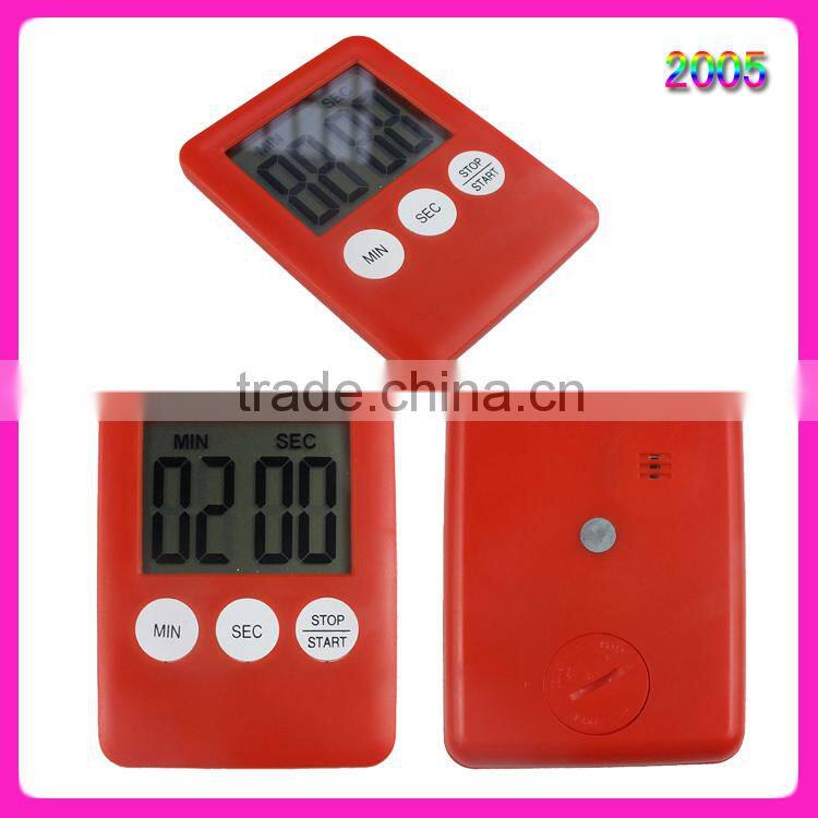 Extra thin magnetic fridge timer ,digital kitchen countdown timer