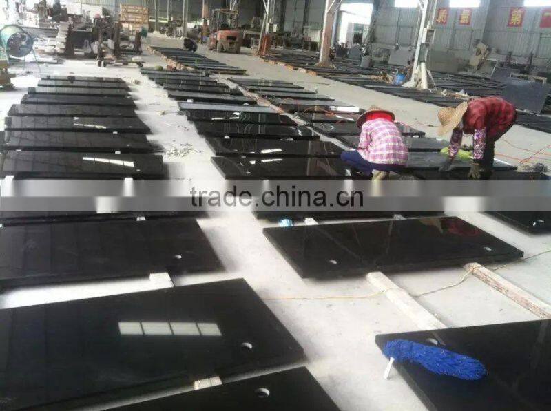 Granite countertop display worktop