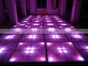 Wholesale Price LED Video Dance Floor 3D Effect DMX 1*1m Tile Stage Lighting For Sale Christmas Decorative Disco Party