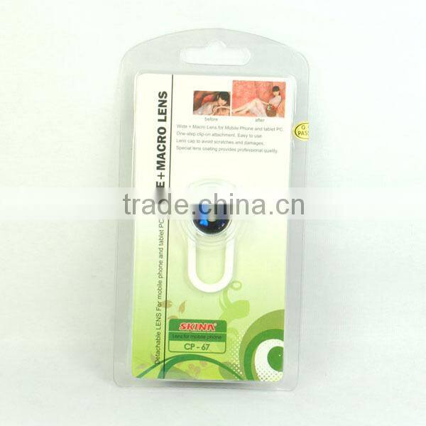 0.67 Wide + Macro Lens With Clip Clamp For iPhone Samsung Cell Phone Camera Lens